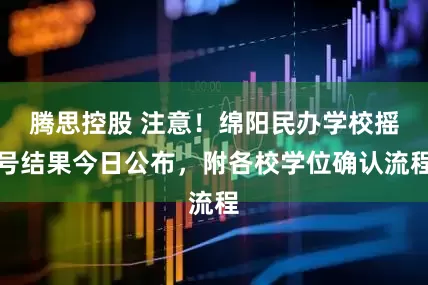 腾思控股 注意！绵阳民办学校摇号结果今日公布，附各校学位确认流程