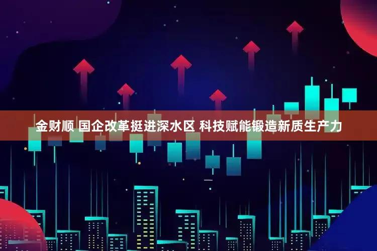 金财顺 国企改革挺进深水区 科技赋能锻造新质生产力